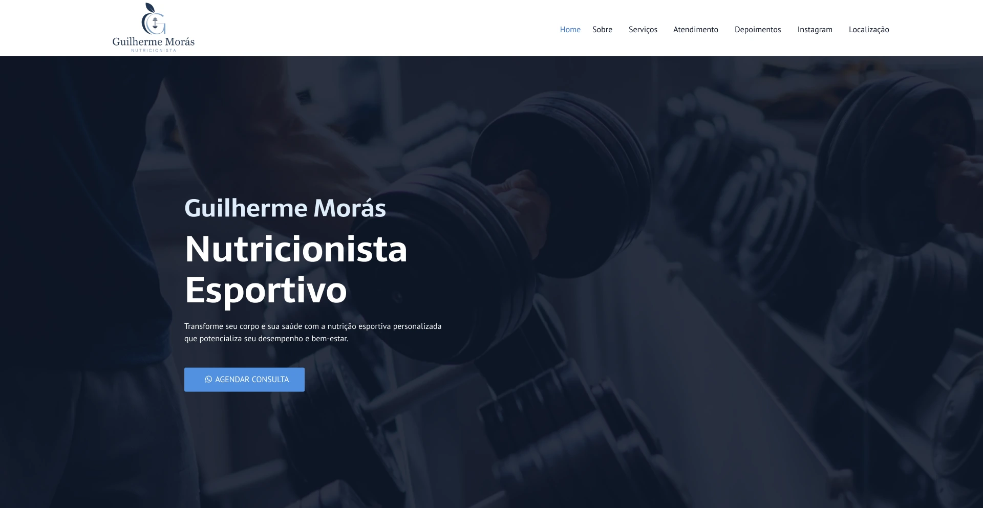 Imagem ilustrativa do projeto "Landing Page para Nutricionista"